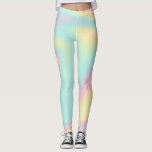 Holografischer Iridescent Pastel Rainbow Leggings<br><div class="desc">Holografische Iridescent Pastell Rainbow Leggings</div>
