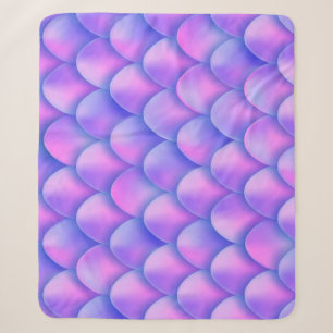 Holografischer Mermaid-Schwanz, lebendige Folienst Sherpadecke