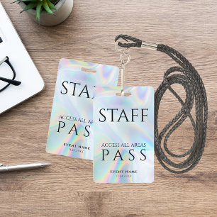 Holografischer Personal All-Access-Pass-Event Ausweis