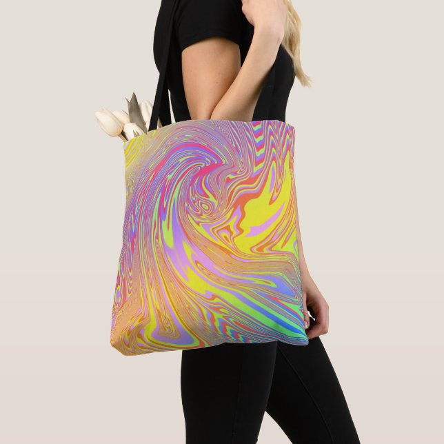 Holografischer Regenbogen Abstrakt Tasche (Von Nahem)