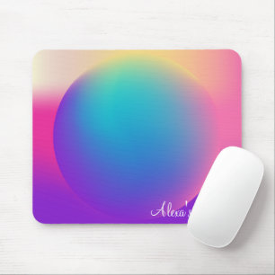Holografischer Sphere Mouse Pad Mousepad