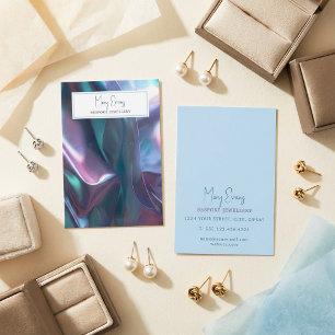 Holografischer Stoffeffekt Ohrsichtkarte