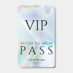 Holografischer VIP-All-Access-Pass für moderne Ver Ausweis