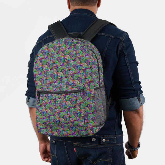 Holografisches Bitcoin-Muster Crypto Money Cool Ge Bedruckter Rucksack (Insitu (Modell))