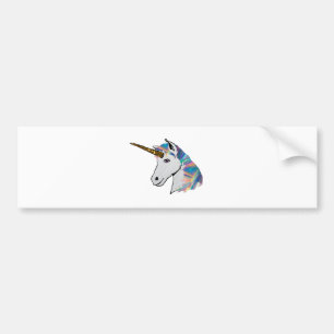 holografisches Einhorn Autoaufkleber