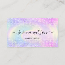 Holografisches Einhorn Glittering Holo Make-up Haa