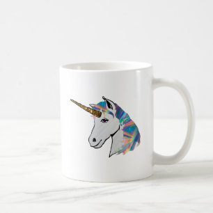 holografisches Einhorn Kaffeetasse