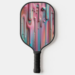 Holografisches Irisierendes Tropfen-Pickleball-Sch Pickleball Schläger