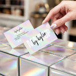 Holografisches Make-up-Künstler: fett formatiertes Visitenkarte<br><div class="desc">Holografisches Make-up-Künstler: fett formatiertes Signaturskript</div>