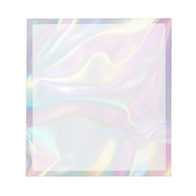 Holografisches Rosa Notizblock (Vorderseite)