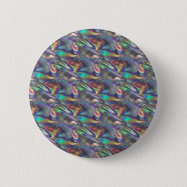 holografisches Silber Button (Vorderseite)