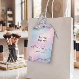 Holografisches Silber-Glitter-Geoden-Schönheitsges Geschenkanhänger
