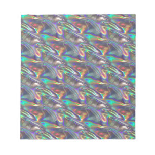 holografisches Silber Notizblock