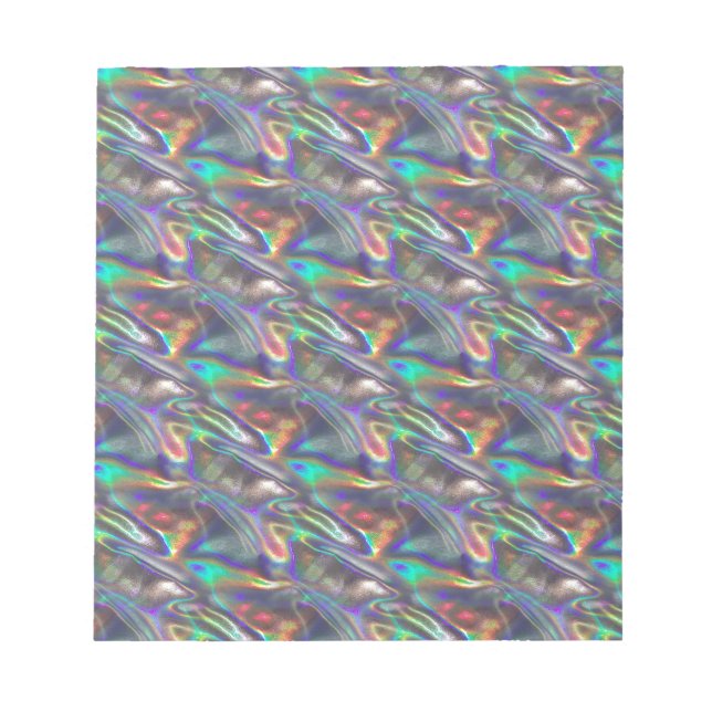 holografisches Silber Notizblock (Vorderseite)
