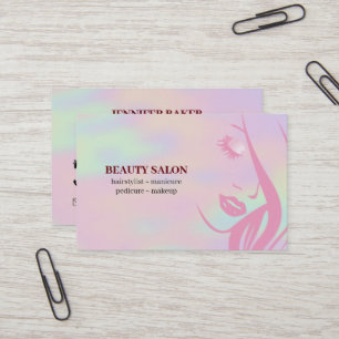 Hologram Beauty Salon Visitenkarte