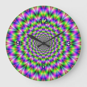 Hologram Clock Große Wanduhr