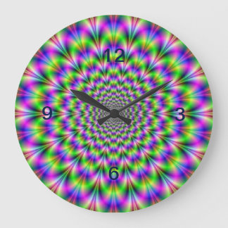Hologram Clock Große Wanduhr