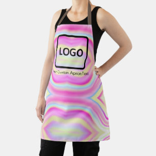 Hologram Custom Schürze, Business Logo Personalisi Schürze