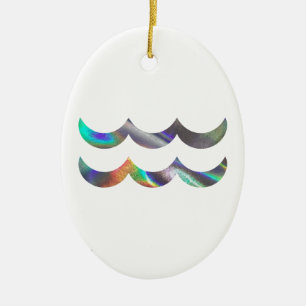 Hologramm Aquarius Keramikornament