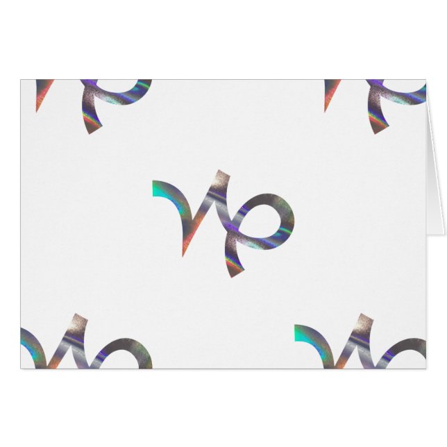 Hologramm Capricorn (Vorderseite (Horizontal))