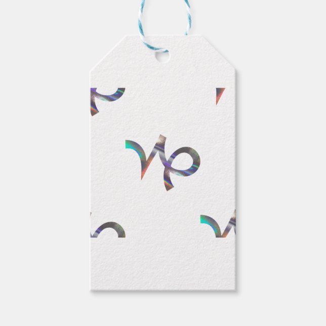 Hologramm Capricorn Geschenkanhänger (Vorderseite)