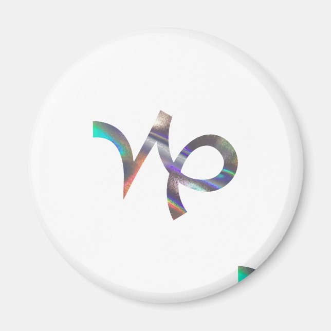 Hologramm Capricorn Magnet (Vorne)