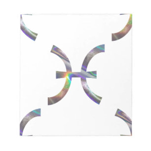 Hologramm Fische Notizblock