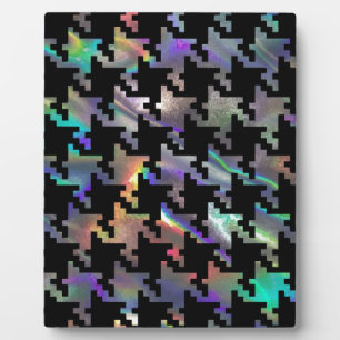 Hologramm-Hahnentritt Fotoplatte