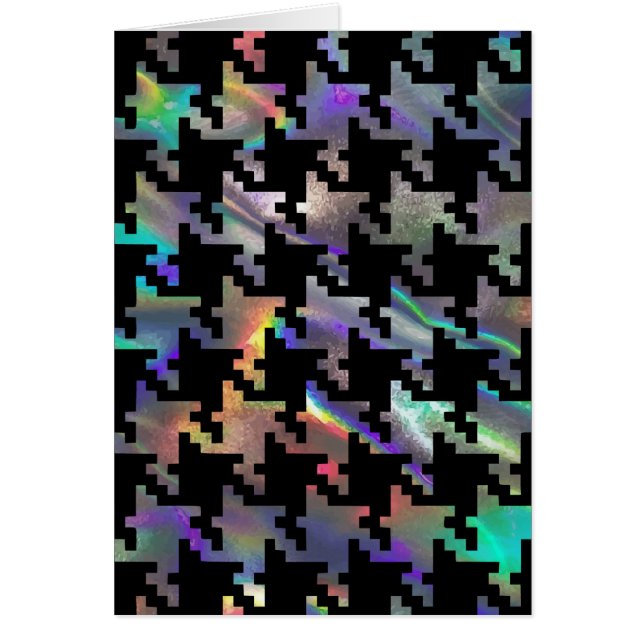 Hologramm-Hahnentrittmuster (Vorne)