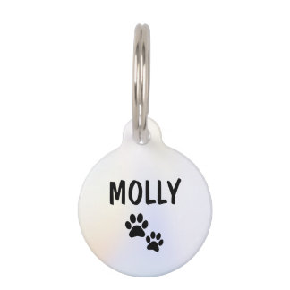 Hologramm-Haustier Hund Katze Pfote (Molly) Haustiermarke
