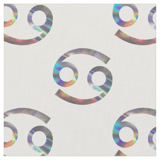 Hologramm-Krebsgewebe Stoff (Nahaufnahme)