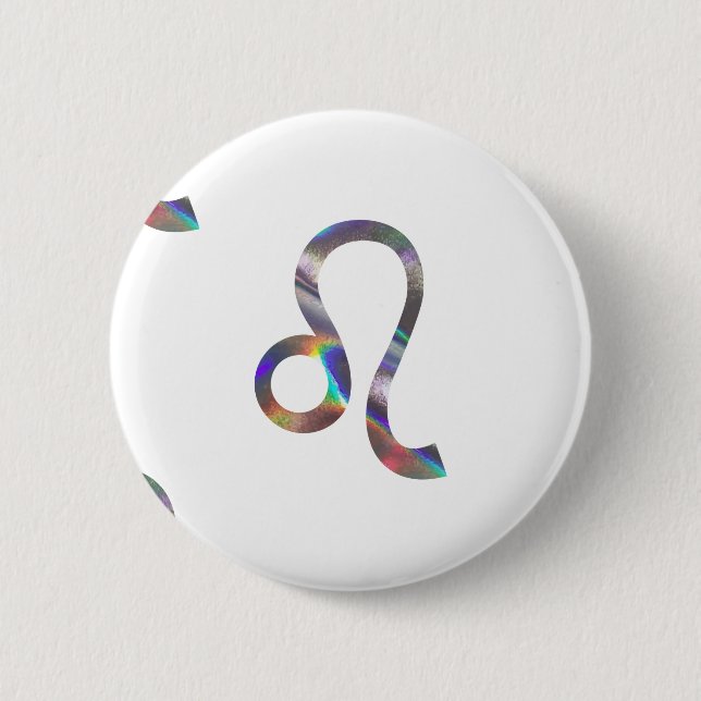 Hologramm Leo Button (Vorderseite)