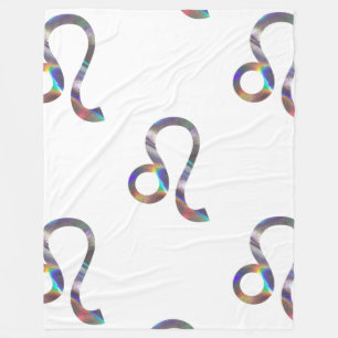 Hologramm-Leo-Decke Fleecedecke