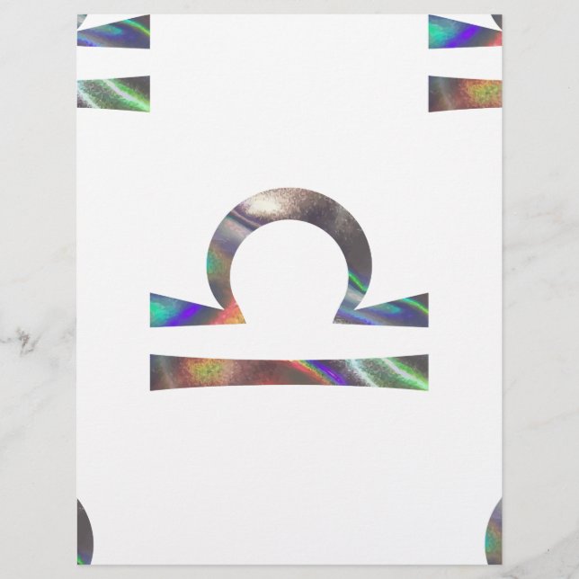 Hologramm Libra (Vorderseite)