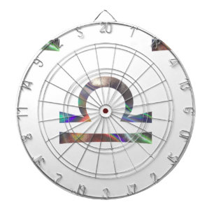 Hologramm Libra Dartscheibe