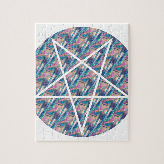 Hologramm-Pentagramm (Vertikal)