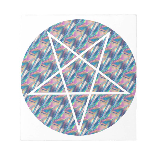 Hologramm-Pentagramm Notizblock (Vorderseite)