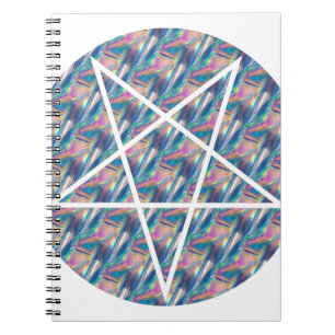Hologramm-Pentagramm Notizblock