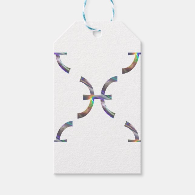 Hologramm Pisces Geschenkanhänger (Vorderseite)