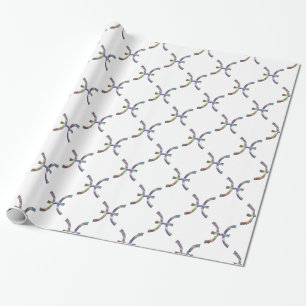 Hologramm Pisces Geschenkpapier