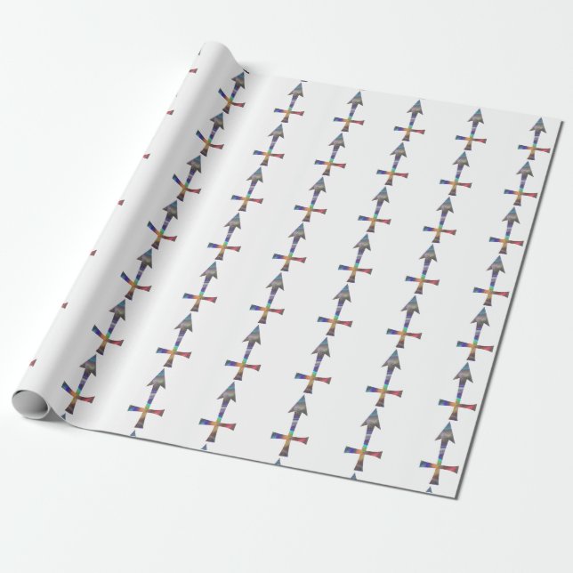 Hologramm Sagittarius Geschenkpapier (Ungerollt)