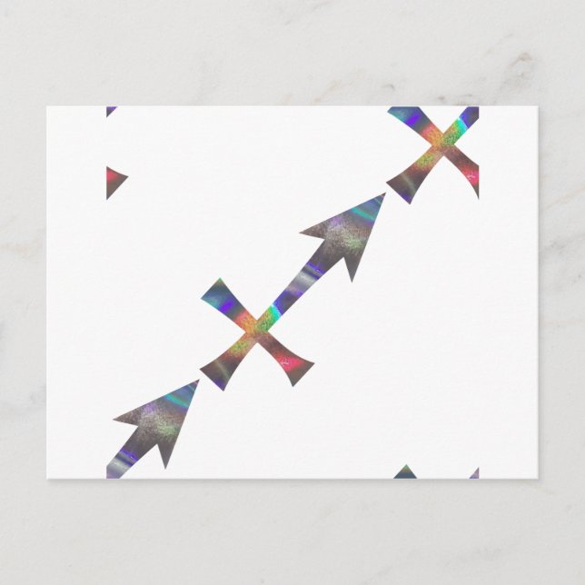 Hologramm Sagittarius Postkarte (Vorderseite)