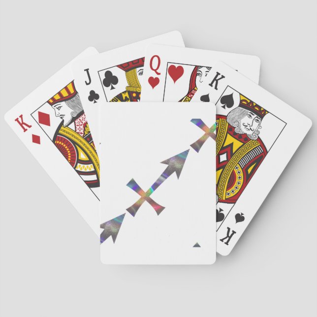 Hologramm Sagittarius Spielkarten (Rückseite)