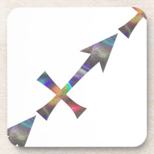 Hologramm Sagittarius Untersetzer