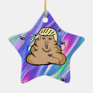 Hologramm-Trumpf Keramik Ornament