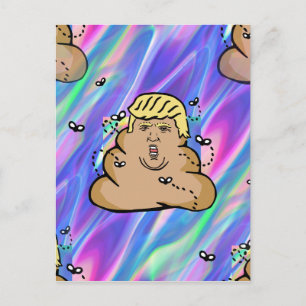 Hologramm-Trumpf Postkarte