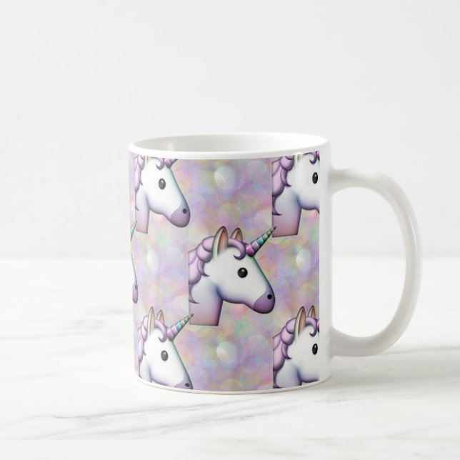 Hologramm unicorn emoji kaffeetasse (Rechts)