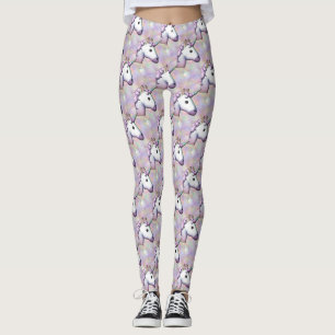 Hologramm unicorn emoji Leggings