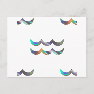 Hologramm Wassermann Postkarte