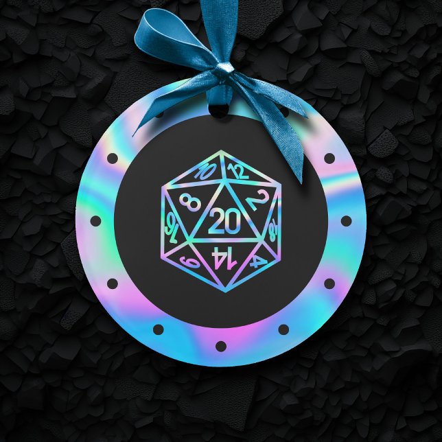Hologramme D20 Crit | PnP Tabletop Gamer Dice (Créateur téléchargé)